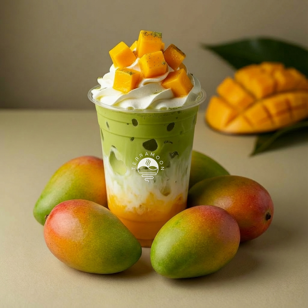 Ice Mango Matcha